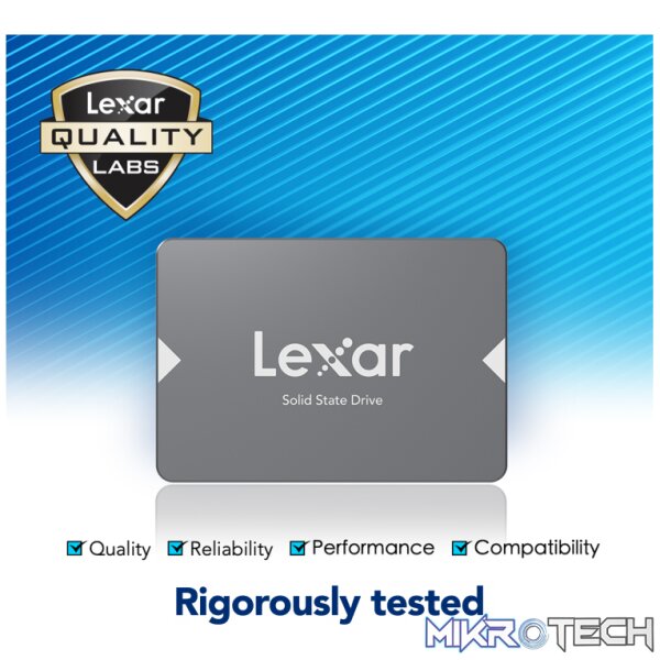 LEXAR NS100 2.5 SATA SSD 256GB 6GB/S - Image 2